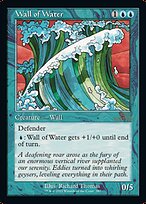 Magic the Gathering Card - Wall of Water - MTG Circle