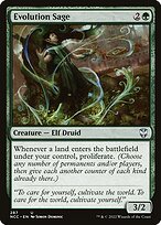 Magic the Gathering Card - Evolution Sage - MTG Circle