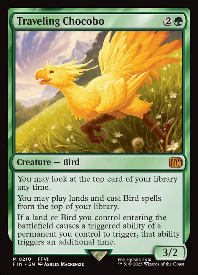 Magic the Gathering Card - Traveling Chocobo - MTG Circle