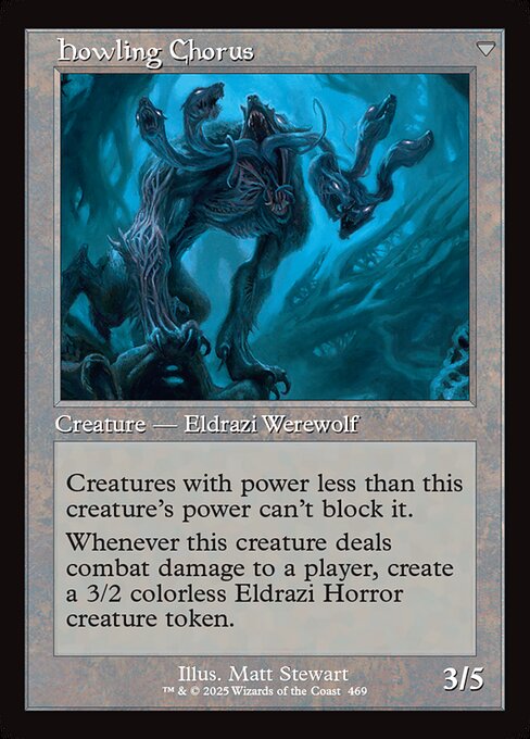 Magic the Gathering Card - Howling Chorus - MTG Circle