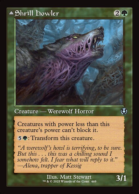 Magic the Gathering Card - Shrill Howler - MTG Circle
