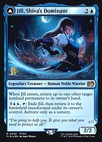 Magic the Gathering Card - Jill, Shiva's Dominant // Shiva, Warden of Ice - MTG Circle