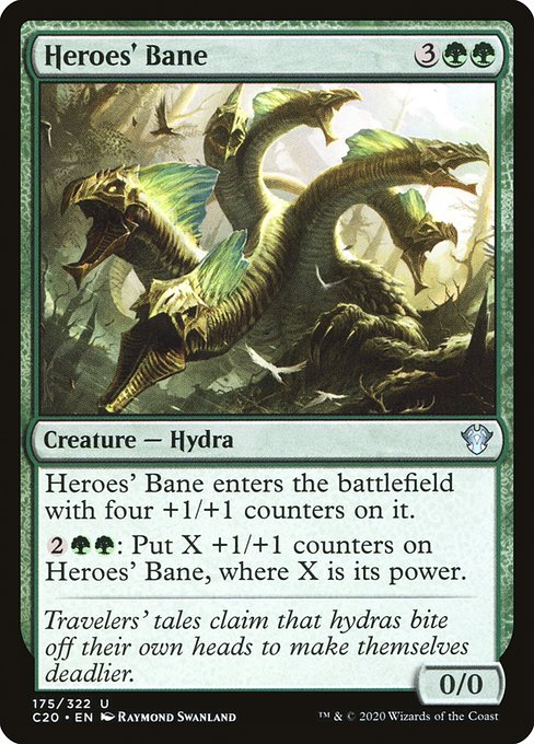 Magic the Gathering Card - Heroes' Bane - MTG Circle