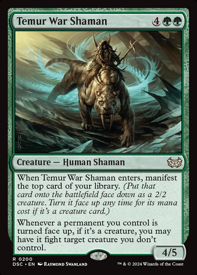 Magic the Gathering Card - Temur War Shaman - MTG Circle
