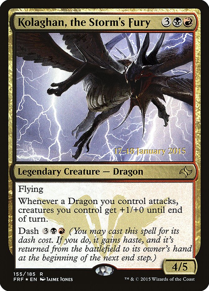 Magic the Gathering Card - Kolaghan, the Storm's Fury - MTG Circle