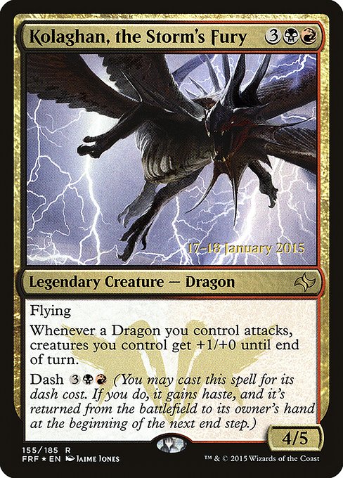 Magic the Gathering Card - Kolaghan, the Storm's Fury - MTG Circle