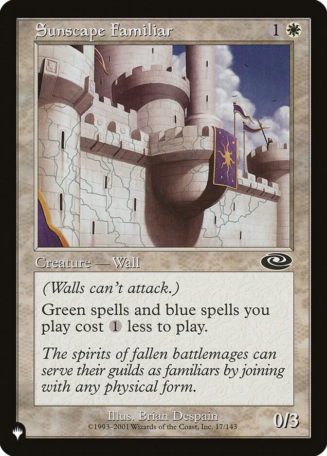 Magic the Gathering Card - Sunscape Familiar - MTG Circle