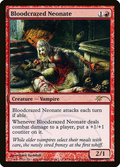 Magic the Gathering Card - Bloodcrazed Neonate - MTG Circle