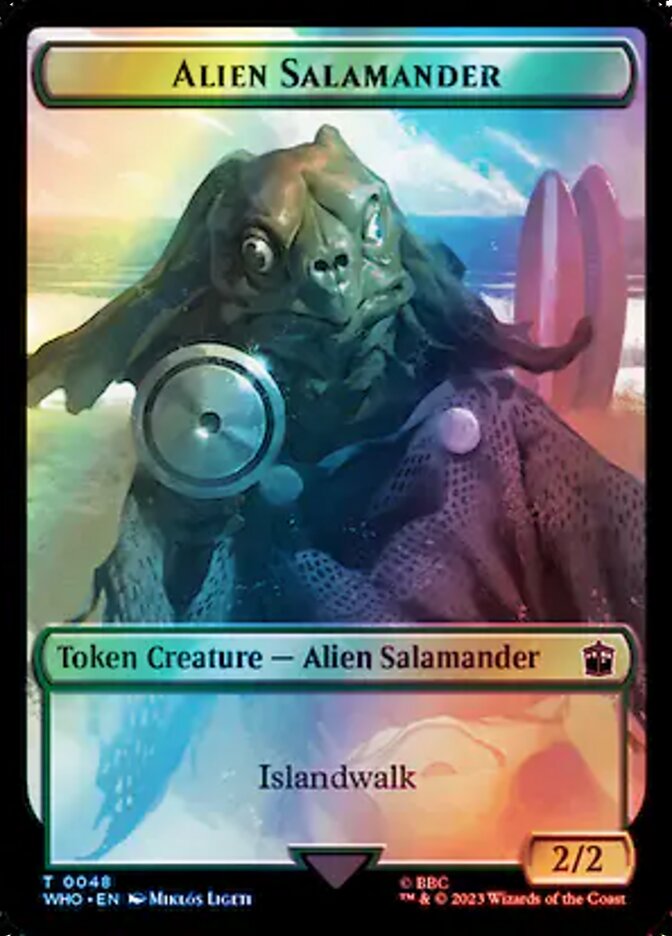 Magic the Gathering Card - Alien Salamander - MTG Circle