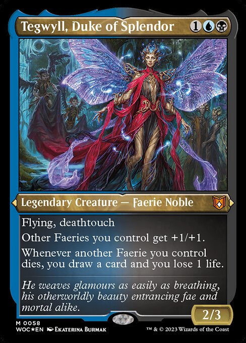 Magic the Gathering Card - Tegwyll, Duke of Splendor - MTG Circle