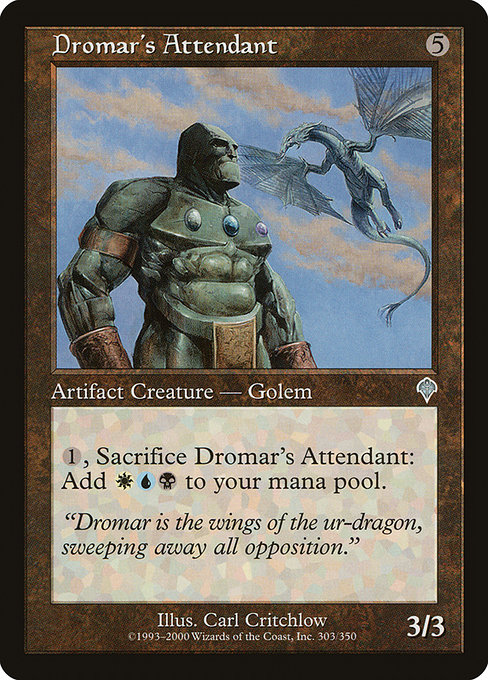 Magic the Gathering Card - Dromar's Attendant - MTG Circle