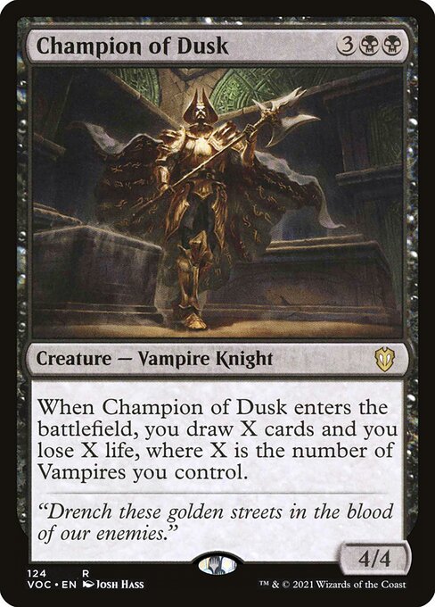 Magic the Gathering Card - Champion of Dusk - MTG Circle