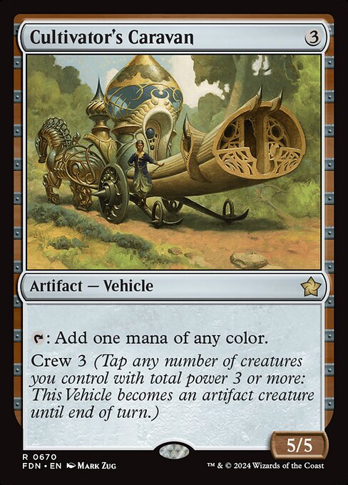 Magic the Gathering Card - Cultivator's Caravan - MTG Circle