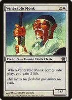 Magic the Gathering Card - Venerable Monk - MTG Circle