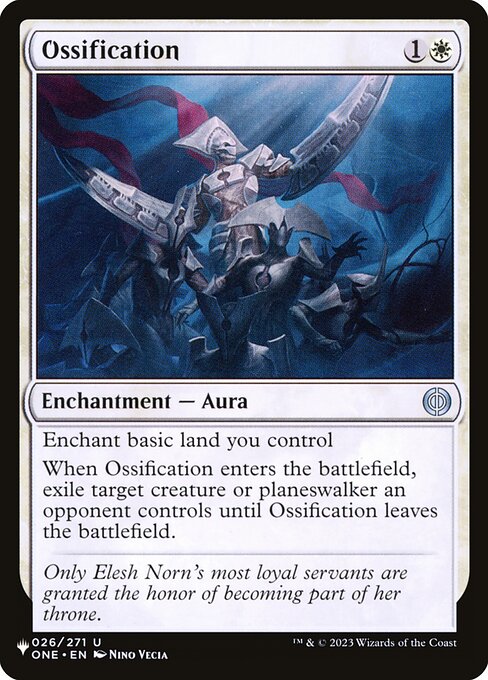 Magic the Gathering Card - Ossification - MTG Circle