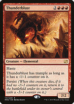 Magic the Gathering Card - Thunderblust - MTG Circle