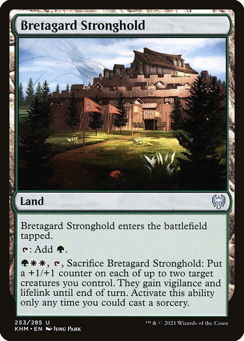 Magic the Gathering Card - Bretagard Stronghold - MTG Circle