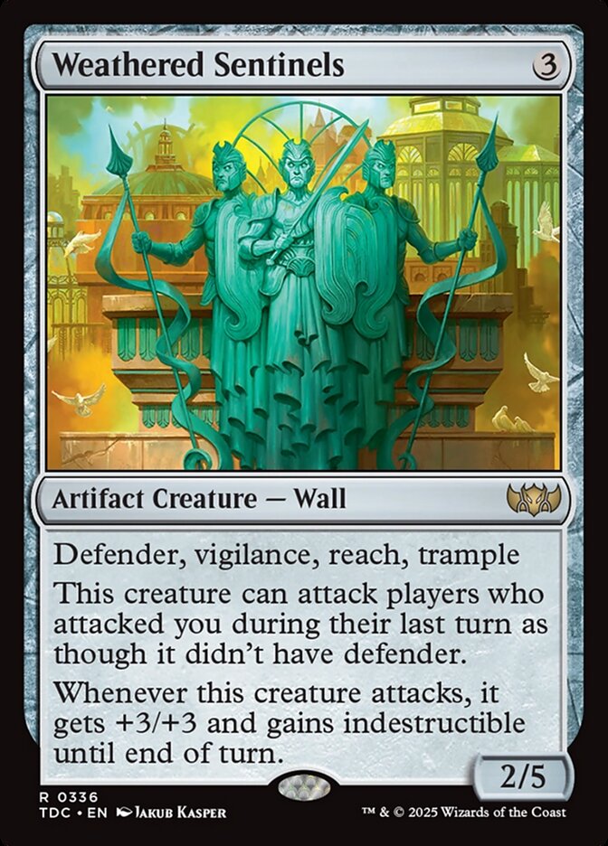 Magic the Gathering Card - Weathered Sentinels - MTG Circle