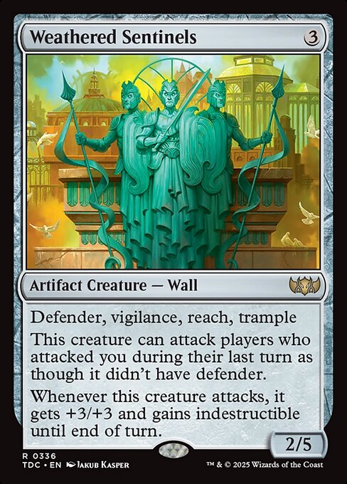 Magic the Gathering Card - Weathered Sentinels - MTG Circle