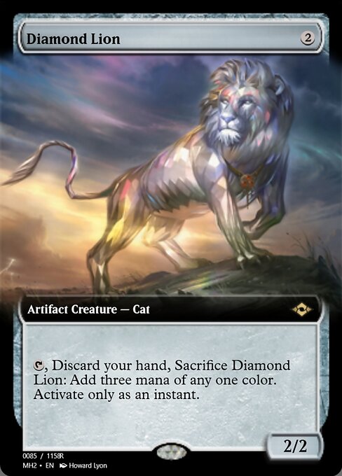 Magic the Gathering Card - Diamond Lion - MTG Circle