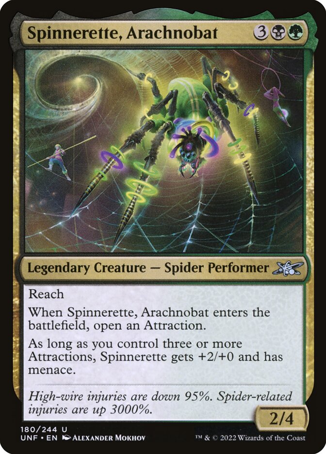 Magic the Gathering Card - Spinnerette, Arachnobat - MTG Circle