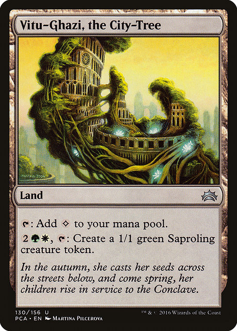 Magic the Gathering Card - Vitu-Ghazi, the City-Tree - MTG Circle