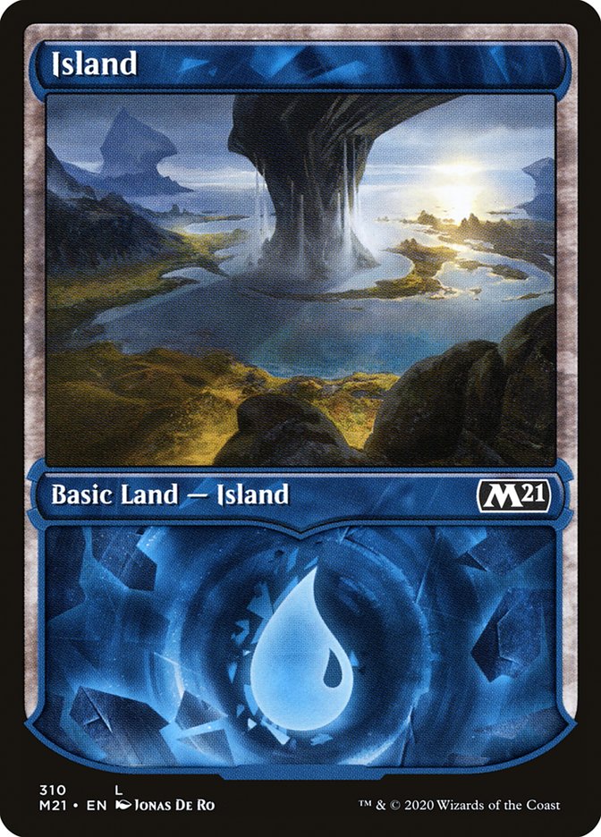Magic the Gathering Card - Island - MTG Circle