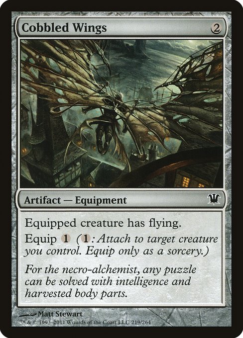 Magic the Gathering Card - Cobbled Wings - MTG Circle