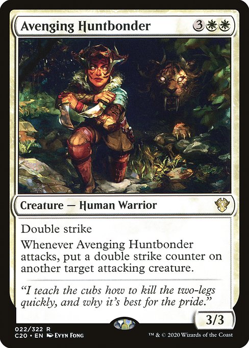 Magic the Gathering Card - Avenging Huntbonder - MTG Circle