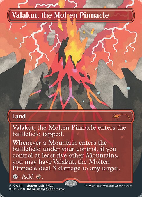 Magic the Gathering Card - Valakut, the Molten Pinnacle - MTG Circle