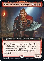 Magic the Gathering Card - Torbran, Thane of Red Fell - MTG Circle