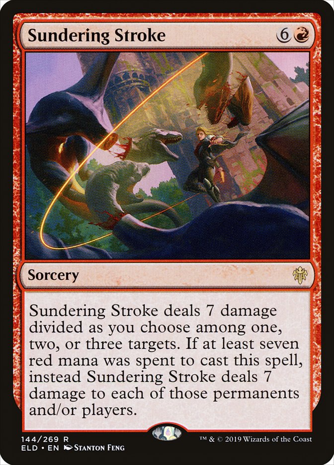 Magic the Gathering Card - Sundering Stroke - MTG Circle