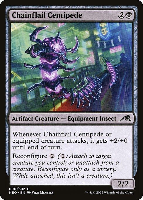 Magic the Gathering Card - Chainflail Centipede - MTG Circle