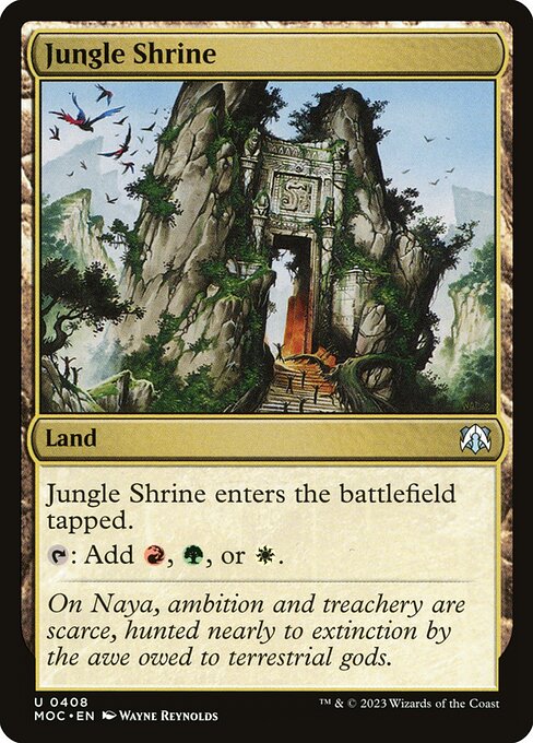 Magic the Gathering Card - Jungle Shrine - MTG Circle