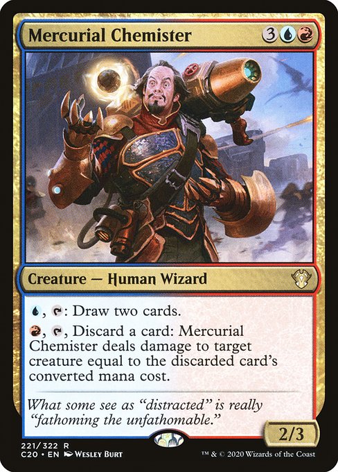Magic the Gathering Card - Mercurial Chemister - MTG Circle