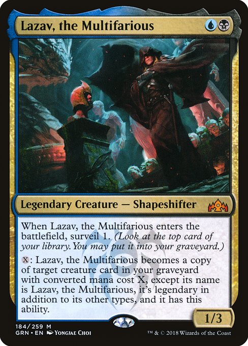 Magic the Gathering Card - Lazav, the Multifarious - MTG Circle
