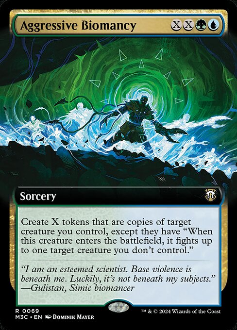 Magic the Gathering Card - Aggressive Biomancy - MTG Circle