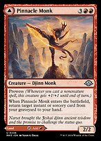 Magic the Gathering Card - Pinnacle Monk // Mystic Peak - MTG Circle