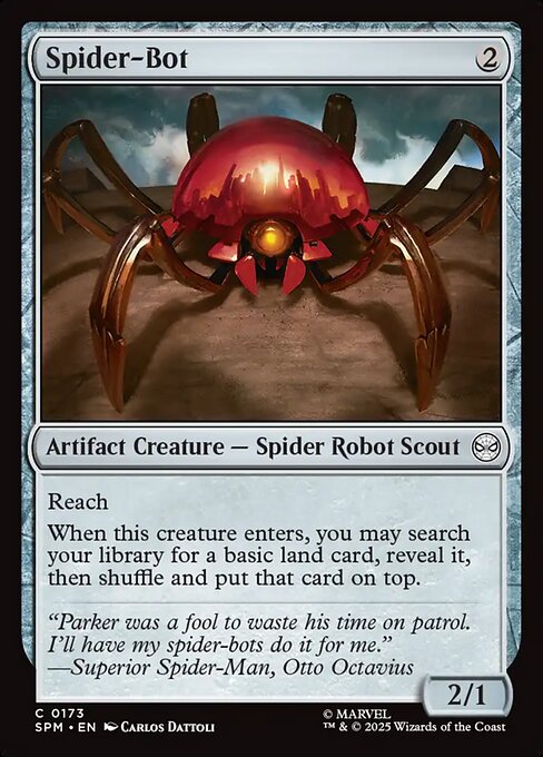 Magic the Gathering Card - Spider-Bot - MTG Circle