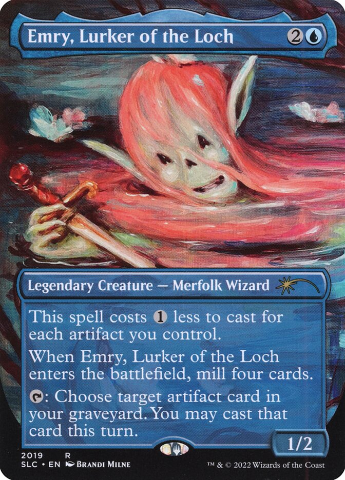 Magic the Gathering Card - Emry, Lurker of the Loch - MTG Circle