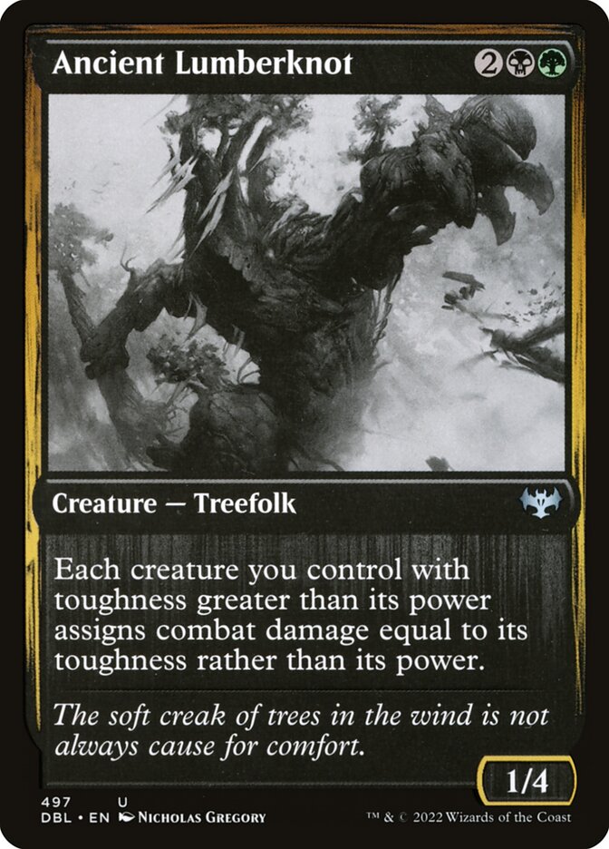 Magic the Gathering Card - Ancient Lumberknot - MTG Circle