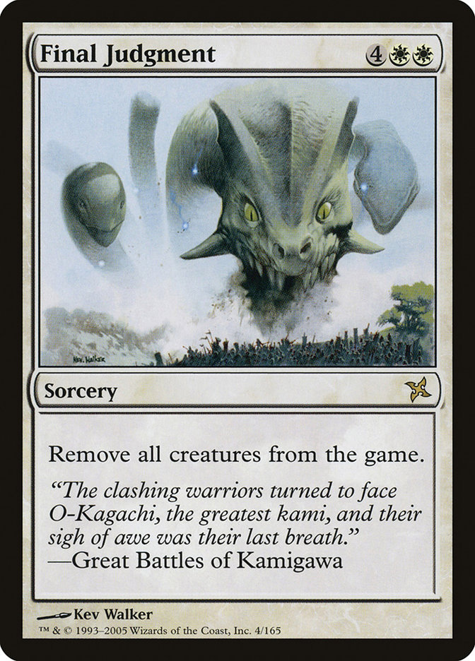 Magic the Gathering Card - Final Judgment - MTG Circle