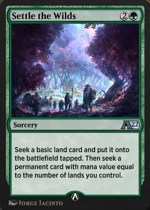 Magic the Gathering Card - Settle the Wilds - MTG Circle