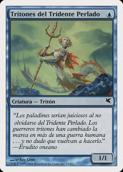 Magic the Gathering Card - Merfolk of the Pearl Trident - MTG Circle