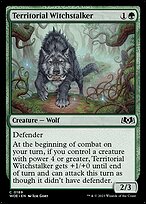 Magic the Gathering Card - Territorial Witchstalker - MTG Circle
