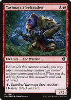 Magic the Gathering Card - Yavimaya Steelcrusher - MTG Circle
