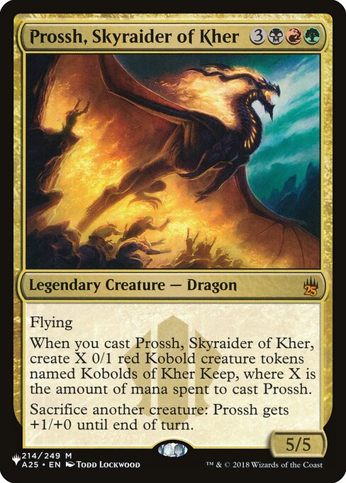 Magic the Gathering Card - Prossh, Skyraider of Kher - MTG Circle