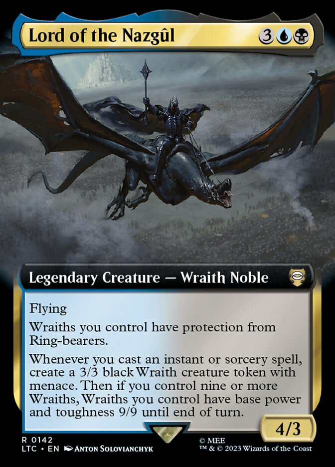 Magic the Gathering Card - Lord of the Nazgûl - MTG Circle