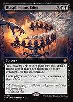 Magic the Gathering Card - Blasphemous Edict - MTG Circle