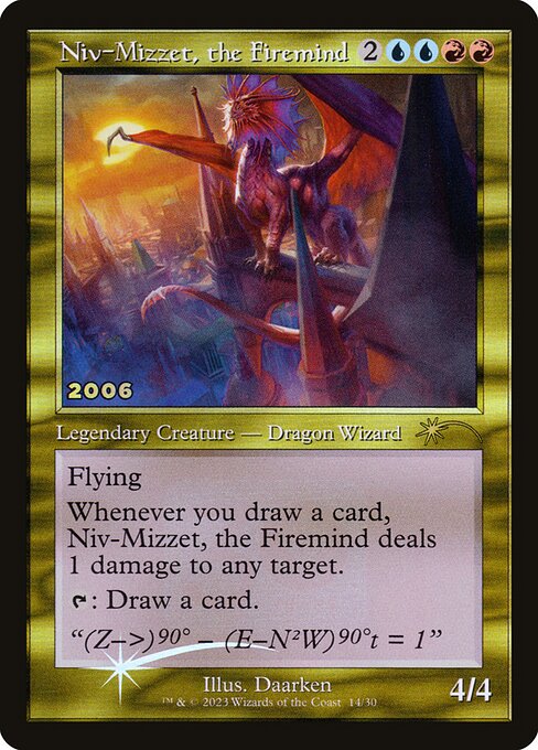 Magic the Gathering Card - Niv-Mizzet, the Firemind - MTG Circle